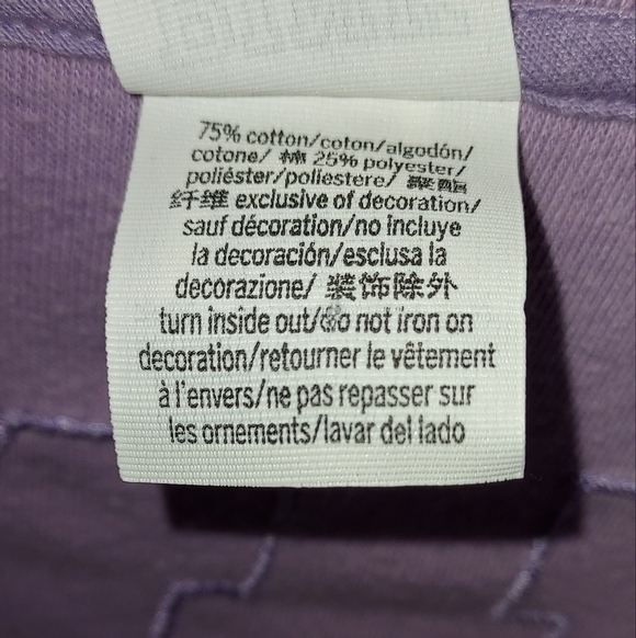 Pink Victorias Secret purple terry cloth sweater v neck - Picture 3 of 5